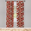 image:imageAmbesonne Candy Cane Curtains Aquarelle Style Sweets Traditional Christmas Festivity Winter Celebrations Window Treatments 2 Panel Set for Living Room Bedroom Pair of  28 x 84 White AquaWhite Red Green