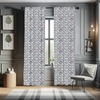 image:imageAmbesonne Candy Cane Curtains Aquarelle Style Sweets Traditional Christmas Festivity Winter Celebrations Window Treatments 2 Panel Set for Living Room Bedroom Pair of  28 x 84 White AquaPale Grey White and Pink