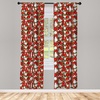 image:imageAmbesonne Candy Cane Curtains Aquarelle Style Sweets Traditional Christmas Festivity Winter Celebrations Window Treatments 2 Panel Set for Living Room Bedroom Pair of  28 x 84 White AquaWhite Red Green
