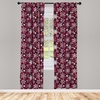 image:imageAmbesonne Candy Cane Curtains Aquarelle Style Sweets Traditional Christmas Festivity Winter Celebrations Window Treatments 2 Panel Set for Living Room Bedroom Pair of  28 x 84 White AquaMaroon White
