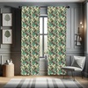 image:imageAmbesonne Candy Cane Curtains Aquarelle Style Sweets Traditional Christmas Festivity Winter Celebrations Window Treatments 2 Panel Set for Living Room Bedroom Pair of  28 x 84 White AquaFern Green and Vermilion