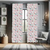 image:imageAmbesonne Candy Cane Curtains Aquarelle Style Sweets Traditional Christmas Festivity Winter Celebrations Window Treatments 2 Panel Set for Living Room Bedroom Pair of  28 x 84 White AquaHot Pink and Pale Petrol Blue