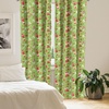 image:imageAmbesonne Candy Cane Curtains Aquarelle Style Sweets Traditional Christmas Festivity Winter Celebrations Window Treatments 2 Panel Set for Living Room Bedroom Pair of  28 x 84 White AquaApple Green Red