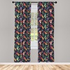 image:imageAmbesonne Candy Cane Curtains Aquarelle Style Sweets Traditional Christmas Festivity Winter Celebrations Window Treatments 2 Panel Set for Living Room Bedroom Pair of  28 x 84 White AquaMustard and Multicolor