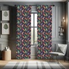 image:imageAmbesonne Candy Cane Curtains Aquarelle Style Sweets Traditional Christmas Festivity Winter Celebrations Window Treatments 2 Panel Set for Living Room Bedroom Pair of  28 x 84 White AquaMustard and Multicolor