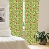 image:imageAmbesonne Candy Cane Curtains Aquarelle Style Sweets Traditional Christmas Festivity Winter Celebrations Window Treatments 2 Panel Set for Living Room Bedroom Pair of  28 x 84 White AquaApple Green Red