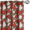 image:imageAmbesonne Candy Cane Curtains Aquarelle Style Sweets Traditional Christmas Festivity Winter Celebrations Window Treatments 2 Panel Set for Living Room Bedroom Pair of  28 x 84 White AquaWhite Red Green
