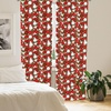 image:imageAmbesonne Candy Cane Curtains Aquarelle Style Sweets Traditional Christmas Festivity Winter Celebrations Window Treatments 2 Panel Set for Living Room Bedroom Pair of  28 x 84 White AquaWhite Red Green