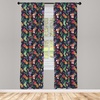 image:imageAmbesonne Candy Cane Curtains Aquarelle Style Sweets Traditional Christmas Festivity Winter Celebrations Window Treatments 2 Panel Set for Living Room Bedroom Pair of  28 x 84 White AquaMustard and Multicolor