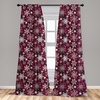 image:imageAmbesonne Candy Cane Curtains Aquarelle Style Sweets Traditional Christmas Festivity Winter Celebrations Window Treatments 2 Panel Set for Living Room Bedroom Pair of  28 x 84 White AquaMaroon White