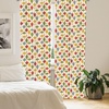 image:imageAmbesonne Candy Cane Curtains Aquarelle Style Sweets Traditional Christmas Festivity Winter Celebrations Window Treatments 2 Panel Set for Living Room Bedroom Pair of  28 x 84 White AquaRed Green