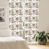 image:imageAmbesonne Candy Cane Curtains Aquarelle Style Sweets Traditional Christmas Festivity Winter Celebrations Window Treatments 2 Panel Set for Living Room Bedroom Pair of  28 x 84 White AquaBurgundy Tan and Vermilion