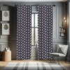 image:imageAmbesonne Candy Cane Curtains Aquarelle Style Sweets Traditional Christmas Festivity Winter Celebrations Window Treatments 2 Panel Set for Living Room Bedroom Pair of  28 x 84 White AquaDimgray Vermilion and Orange