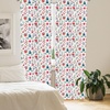image:imageAmbesonne Candy Cane Curtains Aquarelle Style Sweets Traditional Christmas Festivity Winter Celebrations Window Treatments 2 Panel Set for Living Room Bedroom Pair of  28 x 84 White AquaHot Pink and Pale Petrol Blue