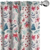 image:imageAmbesonne Candy Cane Curtains Aquarelle Style Sweets Traditional Christmas Festivity Winter Celebrations Window Treatments 2 Panel Set for Living Room Bedroom Pair of  28 x 84 White AquaHot Pink and Pale Petrol Blue