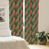 image:imageAmbesonne Candy Cane Curtains Aquarelle Style Sweets Traditional Christmas Festivity Winter Celebrations Window Treatments 2 Panel Set for Living Room Bedroom Pair of  28 x 84 White AquaCoral Green