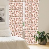 image:imageAmbesonne Candy Cane Curtains Aquarelle Style Sweets Traditional Christmas Festivity Winter Celebrations Window Treatments 2 Panel Set for Living Room Bedroom Pair of  28 x 84 White AquaBlush Cinnamon Brown
