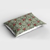 image:imageAmbesonne Christmas Pillow Sham Snowy Mountain Range Art with Foggy Pine Trees on Greenish Plaid Back Decorative Standard King Size Printed Pillowcase 36 X 20 Off White Teal SepiaLaurel Green Coral Grey