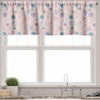 image:imageAmbesonne Christmas Valance and Curtain 3 pcs Set Xmas in Pastel Tones Delicate Theme with Candies and Globes Illustration Window Treatments for Kitchen Room Decor 55 x 36 Lavender Teal Beige