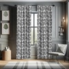 image:imageAmbesonne Ethnic Window Curtains Watercolor Style Hand Drawn Grid Pattern Hippie Folk Batik Design Lightweight Decor 2Panel Set with Rod Pocket Pair of  28 x 63 Azure BlueBlack Pale Grey