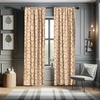 image:imageAmbesonne Ethnic Window Curtains Watercolor Style Hand Drawn Grid Pattern Hippie Folk Batik Design Lightweight Decor 2Panel Set with Rod Pocket Pair of  28 x 63 Azure BlueApple Green Beige and Red