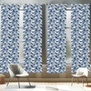 image:imageAmbesonne Ethnic Window Curtains Watercolor Style Hand Drawn Grid Pattern Hippie Folk Batik Design Lightweight Decor 2Panel Set with Rod Pocket Pair of  28 x 63 Azure BlueBlue Indigo