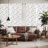 image:imageAmbesonne Ethnic Window Curtains Watercolor Style Hand Drawn Grid Pattern Hippie Folk Batik Design Lightweight Decor 2Panel Set with Rod Pocket Pair of  28 x 63 Azure BlueUmber Beige