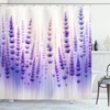 image:imageAmbesonne Eucalyptus Leaves Shower Curtain Modern Geometric Nature Mid Century Boho with Peachy Details Cloth Fabric Bathroom Decor Set with Hooks 69 W x 84 L Orange Dark Sea GreenLilac Off White