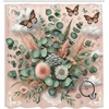 image:imageAmbesonne Eucalyptus Leaves Shower Curtain Modern Geometric Nature Mid Century Boho with Peachy Details Cloth Fabric Bathroom Decor Set with Hooks 69 W x 84 L Orange Dark Sea GreenPale Rose Laurel Green