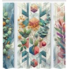 image:imageAmbesonne Eucalyptus Leaves Shower Curtain Modern Geometric Nature Mid Century Boho with Peachy Details Cloth Fabric Bathroom Decor Set with Hooks 69 W x 84 L Orange Dark Sea GreenTeal Multicolor