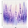 image:imageAmbesonne Eucalyptus Leaves Shower Curtain Modern Geometric Nature Mid Century Boho with Peachy Details Cloth Fabric Bathroom Decor Set with Hooks 69 W x 84 L Orange Dark Sea GreenLilac Off White