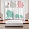 image:imageAmbesonne Fitness Kitchen Curtains Motivation Regular Exercise Theme Fitness Words Checkered Backdrop Typography Window Drapes 2 Panel Set for Kitchen Cafe Decor 55 x 39 Pale Blue WhiteSeafoam Pink