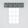 image:imageAmbesonne Flamingo Window Valance Heron and Flamingo Birds with Watercolor Design Wildlife Nature Curtain Valance for Kitchen Bedroom Decor with Rod Pocket 54 X 18 Grey Vermilion WhiteCharcoal Grey Coral and Ecru
