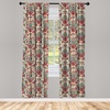 image:imageAmbesonne Flower Curtains Wild Flowers Poppies and Daisies Rural Nature Scenery in Meadows Rustic Window Treatments 2 Panel Set for Living Room Bedroom Pair of  28 x 84 White YellowRed Blue