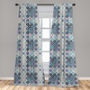 image:imageAmbesonne Flower Curtains Wild Flowers Poppies and Daisies Rural Nature Scenery in Meadows Rustic Window Treatments 2 Panel Set for Living Room Bedroom Pair of  28 x 84 White YellowWhite Indigo