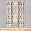 image:imageAmbesonne Flower Curtains Wild Flowers Poppies and Daisies Rural Nature Scenery in Meadows Rustic Window Treatments 2 Panel Set for Living Room Bedroom Pair of  28 x 84 White YellowVermilion Green Magenta