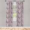 image:imageAmbesonne Flower Curtains Wild Flowers Poppies and Daisies Rural Nature Scenery in Meadows Rustic Window Treatments 2 Panel Set for Living Room Bedroom Pair of  28 x 84 White YellowBlush Mauve