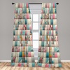 image:imageAmbesonne Garden Art Curtains Botanical Pattern Echinacea Flowers Stems and Leaves Gardening Plants Window Treatments 2 Panel Set for Living Room Bedroom Pair of  28 x 84 RoseEggshell Pink Teal