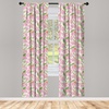 image:imageAmbesonne Garden Art Curtains Botanical Pattern Echinacea Flowers Stems and Leaves Gardening Plants Window Treatments 2 Panel Set for Living Room Bedroom Pair of  28 x 84 RoseRose