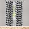 image:imageAmbesonne Garden Art Curtains Botanical Pattern Echinacea Flowers Stems and Leaves Gardening Plants Window Treatments 2 Panel Set for Living Room Bedroom Pair of  28 x 84 RoseWhite Charcoal Grey