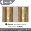 image:imageAmbesonne Garden Art Curtains Botanical Pattern Echinacea Flowers Stems and Leaves Gardening Plants Window Treatments 2 Panel Set for Living Room Bedroom Pair of  28 x 84 RoseYellow Ruby