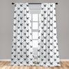image:imageAmbesonne Garden Art Curtains Botanical Pattern Echinacea Flowers Stems and Leaves Gardening Plants Window Treatments 2 Panel Set for Living Room Bedroom Pair of  28 x 84 RoseGrey Blue
