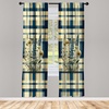 image:imageAmbesonne Garden Art Curtains Botanical Pattern Echinacea Flowers Stems and Leaves Gardening Plants Window Treatments 2 Panel Set for Living Room Bedroom Pair of  28 x 84 RoseSand Brown Sea Blue Beige