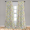 image:imageAmbesonne Garden Art Curtains Botanical Pattern Echinacea Flowers Stems and Leaves Gardening Plants Window Treatments 2 Panel Set for Living Room Bedroom Pair of  28 x 84 RoseLilac Khaki