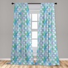 image:imageAmbesonne Garden Art Curtains Botanical Pattern Echinacea Flowers Stems and Leaves Gardening Plants Window Treatments 2 Panel Set for Living Room Bedroom Pair of  28 x 84 RoseTurquoise Green