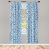 image:imageAmbesonne Garden Art Curtains Botanical Pattern Echinacea Flowers Stems and Leaves Gardening Plants Window Treatments 2 Panel Set for Living Room Bedroom Pair of  28 x 84 RoseBaby Blue