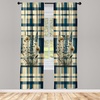 image:imageAmbesonne Garden Art Curtains Botanical Pattern Echinacea Flowers Stems and Leaves Gardening Plants Window Treatments 2 Panel Set for Living Room Bedroom Pair of  28 x 84 RoseSand Brown Sea Blue Beige