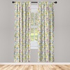 image:imageAmbesonne Garden Art Curtains Botanical Pattern Echinacea Flowers Stems and Leaves Gardening Plants Window Treatments 2 Panel Set for Living Room Bedroom Pair of  28 x 84 RoseLilac Khaki