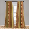 image:imageAmbesonne Garden Art Curtains Botanical Pattern Echinacea Flowers Stems and Leaves Gardening Plants Window Treatments 2 Panel Set for Living Room Bedroom Pair of  28 x 84 RoseYellow Ruby