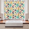 image:imageAmbesonne Geometric Kitchen Curtains Mosaic Motif with Traditional Fractal Forms Grid Graphic Print Window Drapes 2 Panel Set for Kitchen Cafe Decor 55 x 39 TurquoiseCharcoal Beige